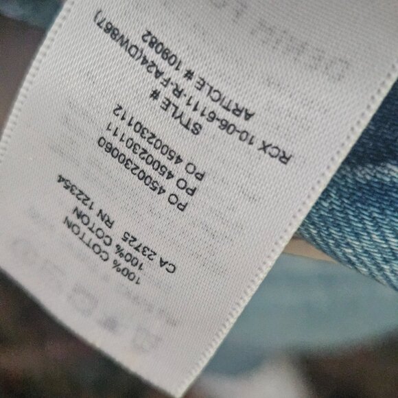 Aritzia Denim Forum The Farah High Rise Wide Leg Zip Fly Jeans - 7 yes Bleu Tabo - Picture 4 of 6